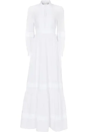 Erdem Ulrica cotton-blend voile bridal gown