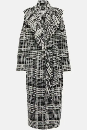 Dorothee Schumacher Checked Comfort wool-blend cardigan
