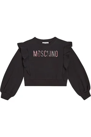 Moschino Logo cotton-blend jersey sweatshirt