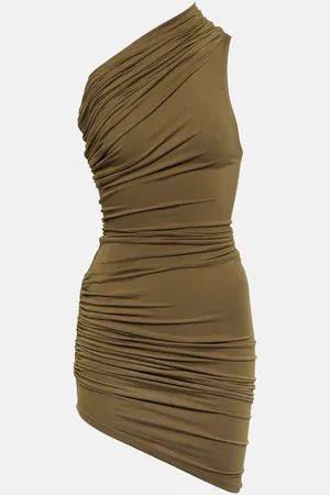 Entire Studios One-shoulder jersey minidress