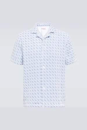 Orlebar Brown Howell cotton terry bowling shirt