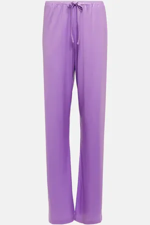DRIES VAN NOTEN Jersey straight pants