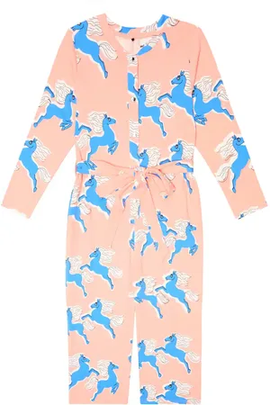 Mini Rodini Printed jersey jumpsuit