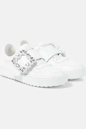 Roger Vivier Very Vivier embellished leather sneakers