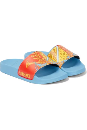 VERSACE Royal Rebellion printed rubber slides