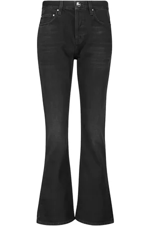 Totême Mid-rise flared cropped jeans