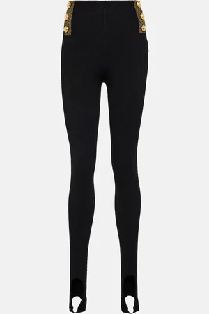 Balmain High-rise stirrup leggings