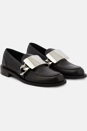 J.W.Anderson Gourmet Chain leather loafers