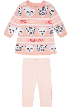 Kenzo Baby cotton sweatshirt and pants set