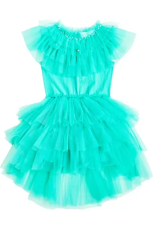 Tutu Du Monde Watercolour ruffled tulle dress