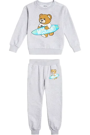 Moschino Teddy Bear cotton-blend sweatshirt and sweatpants set