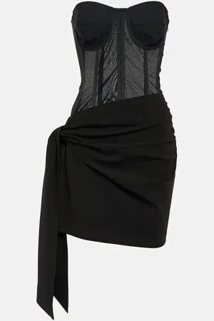 Dolce & Gabbana Bustier jersey minidress