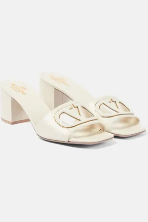 VALENTINO GARAVANI VLogo leather mules