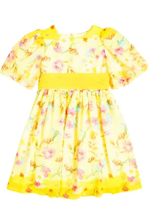 PATACHOU Balloon-sleeve floral dress