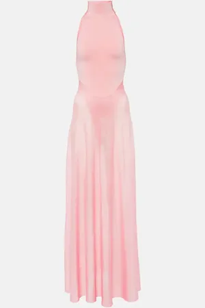 Alaïa AlaÃ¯a Turtleneck maxi dress