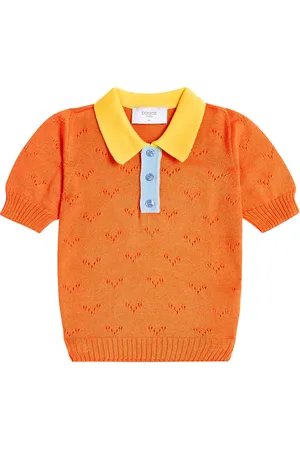 PAADE Wave knitted cotton polo shirt