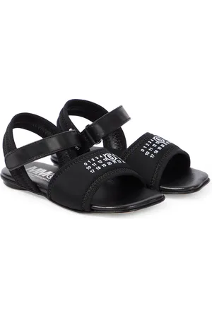 Maison Margiela Leather-trimmed sandals