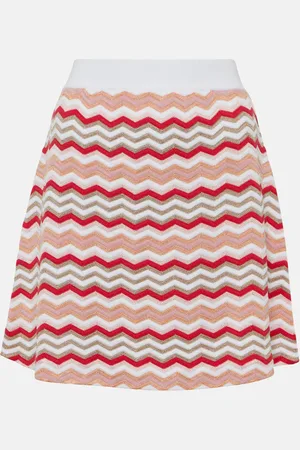 Missoni Zig Zag cotton-blend miniskirt