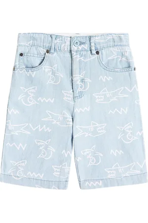 Stella McCartney Printed denim shorts