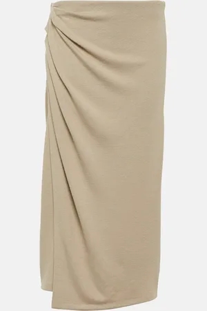 Vince Jersey wrap skirt