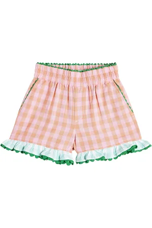 Stella McCartney Checked cotton shorts