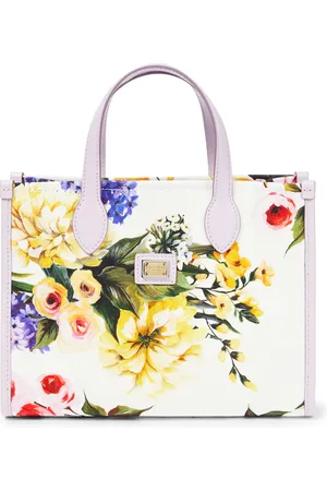 Dolce & Gabbana Floral canvas tote bag