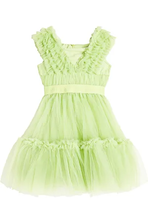 MONNALISA Tiered tulle dress