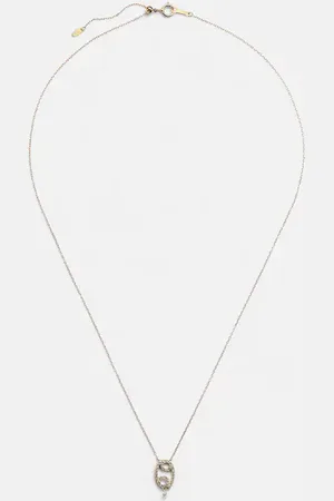 PERSÉE PersÃ©e Cancer 18kt gold necklace with diamonds
