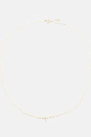 PERSÉE PersÃ©e Gradient 18kt necklace with diamond and pearls