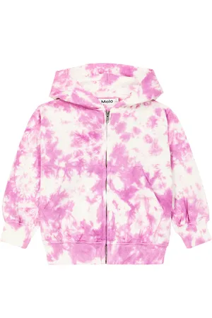 Molo Mazz tie-dye cotton jersey hoodie