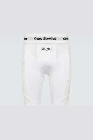 Acne Studios Logo biker shorts