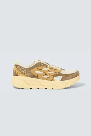 Hoka One One Clifton L suede sneakers