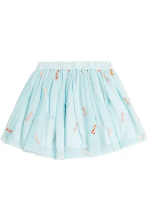 Stella McCartney Embroidered tulle skirt
