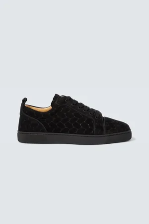 Christian Louboutin Louis Junior braided suede sneakers
