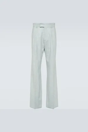 AMIRI Wool-blend wide-leg pants