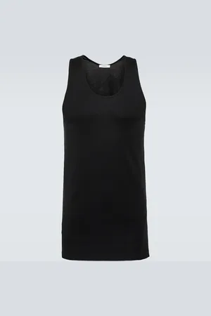 LEMAIRE Ribbed-knit cotton jersey tank top