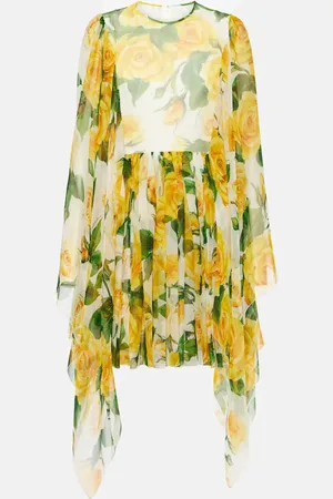 Dolce & Gabbana Floral silk chiffon minidress
