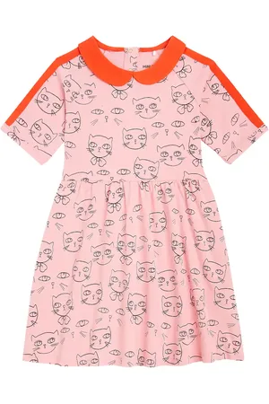 Mini Rodini Cathlethes cotton-blend dress