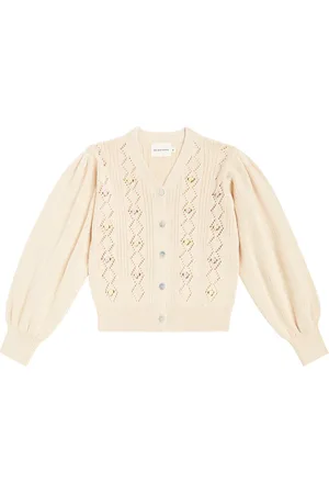 The New Society Ambrose pointelle cotton cardigan