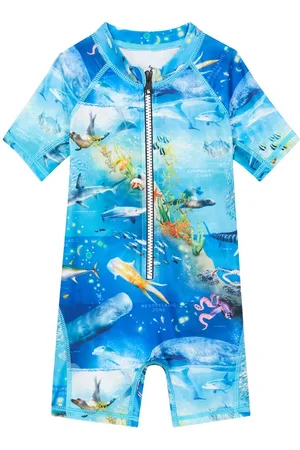 Molo Baby Neka printed rashguard swimsuit