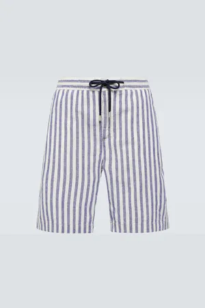 Vilebrequin Levant cotton and linen-blend Bermuda shorts