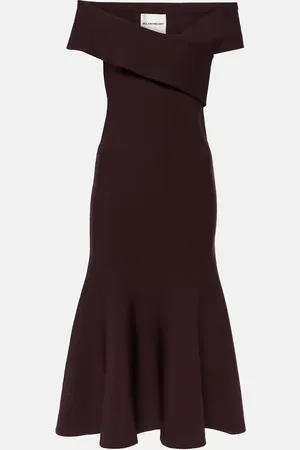 Roland Mouret Asymmetric off-shoulder midi dress