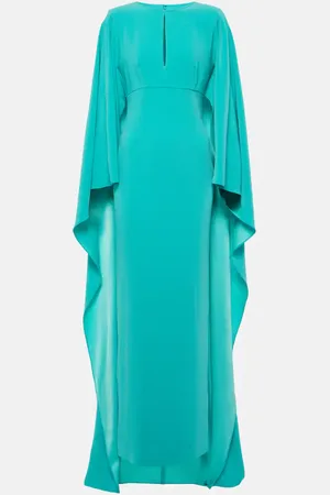 Roland Mouret Cutout crÃªpe satin gown