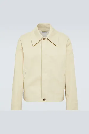 Bottega Veneta Coated cotton blouson jacket