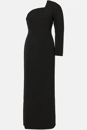 Jacquemus La Robe Pablo one-shoulder crÃªpe gown