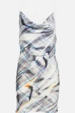 Y / PROJECT Invisible strap satin slip dress