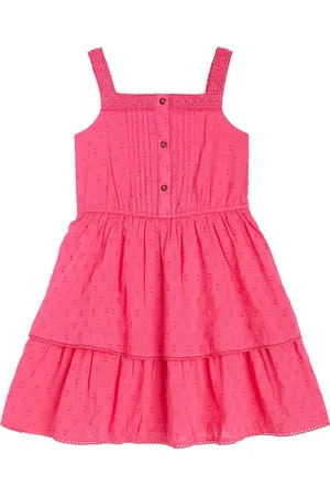 Scotch&Soda Lace-trimmed embroidered cotton dress