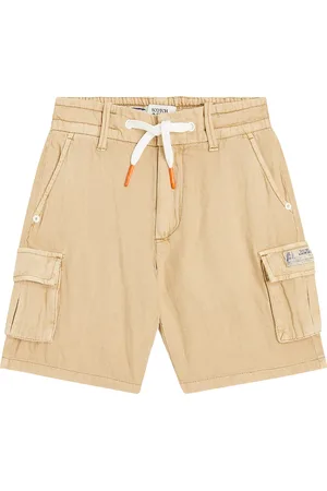 Scotch&Soda Cotton and linen cargo shorts