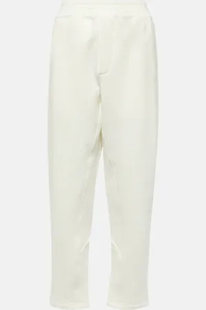 The Row Koa cotton jersey sweatpants