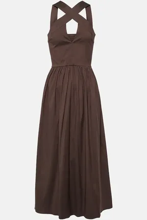 Max Mara Stelvio cotton-blend midi dress